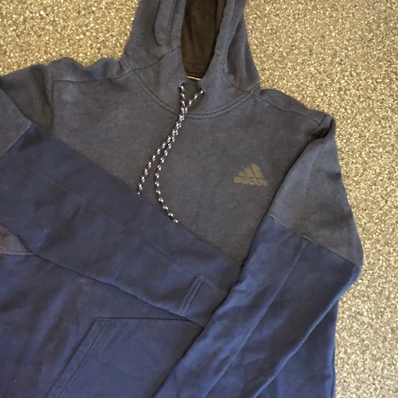Adidas blue hoodie - Picture 2 of 2